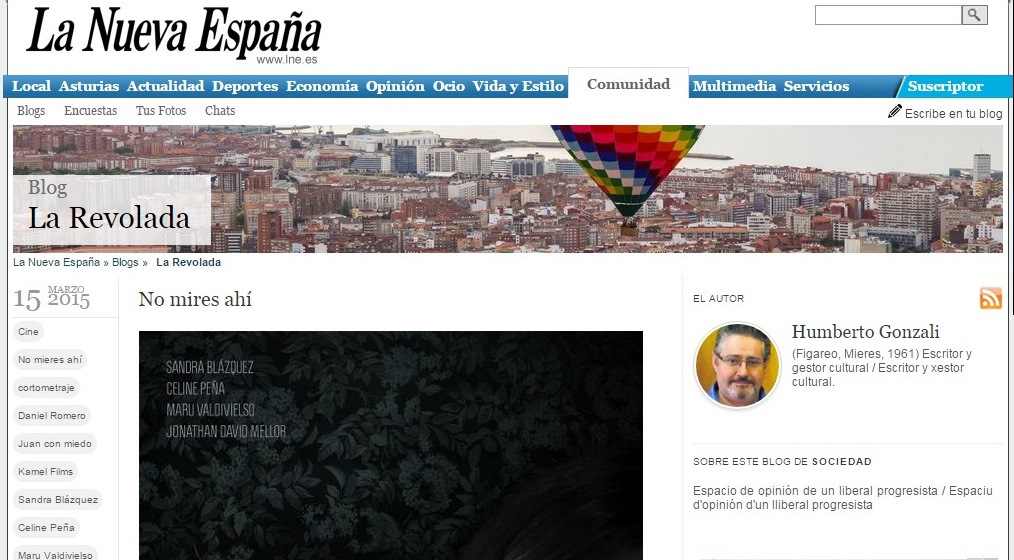 Blog en La Nueva España